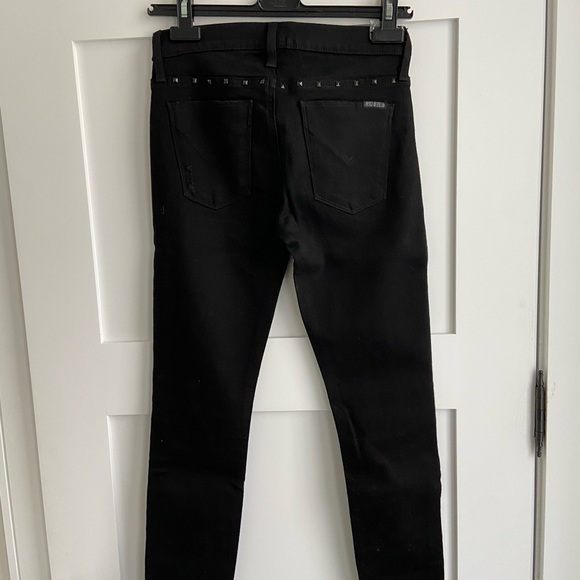 Hudson Black Skinny Rockstud Jeans - Picture 2 of 10